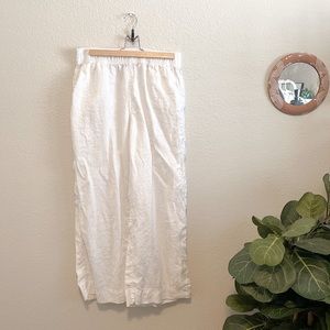 White Linen Pants